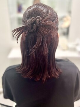 ヘアセット&メイク専門店 カスミ(Kasumi) タイトカチモリハーフアップ