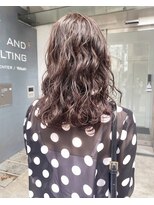 ロマリア(Lomalia)&nbsp;【Lomalia表参道】くりっとパーマグレージュカラー/シアーカラー