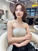 グロー 大宮(GLROW)&nbsp;♪顔周り　レイヤー　ウルフ　韓国ボブ　ボブ　縮毛矯正