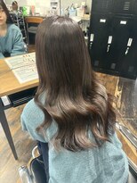 ガルボ ヘアー(garbo hair) オトナ女子 10代 20代 ダークブラウン 艶カラー 艶髪 髪質改善