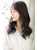 黒髪アッシュ大人美人ゆるふわ韓国風巻きロングY大宮30代40代