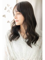 カバーヘア ブリス 大宮西口(COVER HAIR bliss) 黒髪アッシュ大人美人ゆるふわ韓国風巻きロングY大宮30代40代