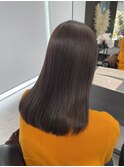つや髪オイルカラーアッシュブラウン高知美容院