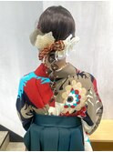 卒業式ヘアセット×タイトアレンジ