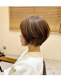 丸みショートボブ
