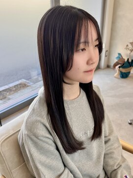 レヴィア(REVIA) レイヤーカット髪質改善トリートメント前髪カット姫カット