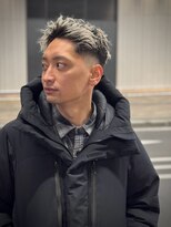 ヒロギンザバーバーショップ 大宮店(HIRO GINZA BARBER SHOP) ブリーチパーマスキンフェード　大宮