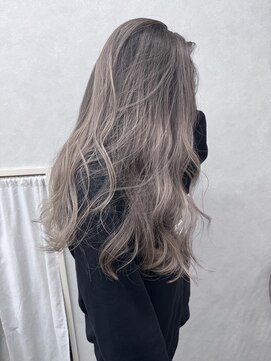 ファンド 千葉(fand) バレイヤージュ/シルバーグレー/ハイライトカラー