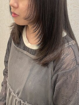 バサ 久米川店(BASSA) 顔周りレイヤー/グレージュ