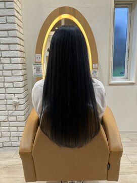 アドラーブル けやき通り店(adorable) 20代30代透明感暗髪アッシュブルーネイビー