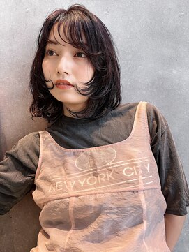 オーダー(OORDER) ：顔周りレイヤー×ラベンダーブラウン：