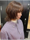 レイヤーカット/ラベンダーグレージュ[札幌美容室LINDA]