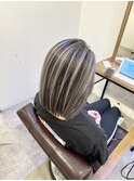 バレイヤージュ　ボブ