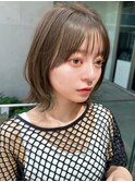 ハンサムショートジェンダーレスショートレイヤーカット秋カラー