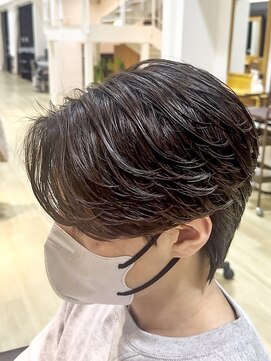 リンク(link) 毛流れセンターパート