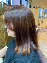 ビーチェ 小岩(Bice)&nbsp;透け感ベージュの潤いセミロング×顔まわりカット