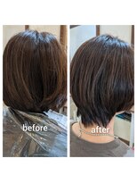 フィルアップヘア (fill up Hair)&nbsp;40代50代◎髪質改善カラー×大人上品オリーブベージュ