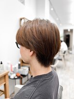 セイドット フクオカ(Say.FUKUOKA) 【メンズ★大名】メンズダブルカラー×センターパート×ブラウン