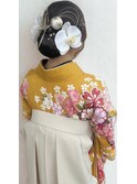 袴着付け×まとめ髪