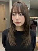 生田くびれレイヤー/透けブラウン