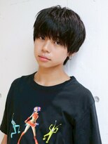 アイティーバイアルバム 藤沢店(IT by ALBUM)&nbsp;ブルーブラックフェザーパーマサーフカール_ba560762