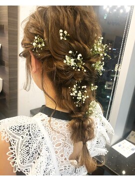 プラグ ヘアーデザイン 大名店(PLUG hair design) 編み下ろし