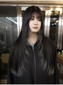 レイヤーカットグラデーションカラー裾カラーデザインカラー