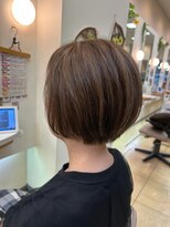 ブルースカイ 二俣川ドンキホーテ店(Blue-Sky) ショートボブ×ナチュラルベージュハイライト