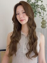 フィルムス 横浜(FILMS+)&nbsp;デジタルパーマ/ミディアムレイヤー/韓国巻き風/顔周りカット