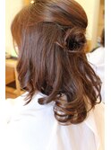 ≪le coeul ル　クール≫ゆる巻きハーフアップ