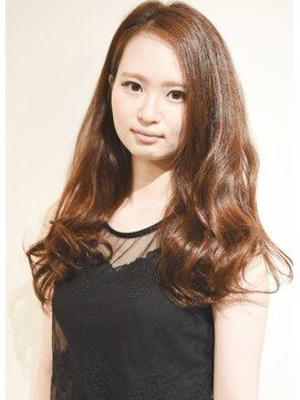 スノッブリコ(snob rico) [snob rico] ミルキーベージュ×大きめカールパーマ