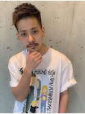 刈り上げ×束感ショート