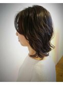 上品な大人女性の為のウェーブスタイル/ニュアンスカラー
