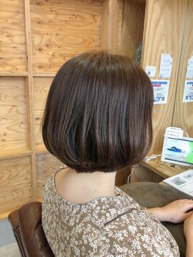 アドラーブル 長岡新保店(adorable) まとまるボブ×透明感【ティアカラー】