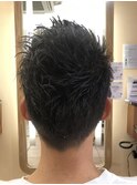 ソフトモヒカンベースの爽やかメンズショート♪