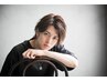 【メンズ★限定】 オーガニックカラー+カット+オーガニックヘッドスパ ¥8900