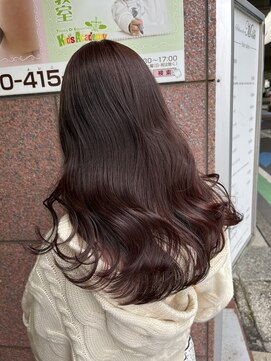 サロンドミルク 溝の口店(salon de MiLK) 20代30代40代/ピンクブラウン/韓国/レイヤーカット［溝の口］