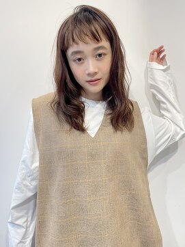 レトン 銀座(leton) オン眉/ペールベージュ/大人かわいい/ふんわりミディアム/銀座