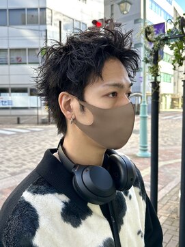 リタ(Lita) ベリーショートスパイキーショートニュアンスパーマピンパーマ