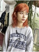 qiie/外ハネボブ/セクションカラー/グラデーションカラー