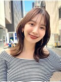 小顔ヘルシーレイヤースタイル透明感カラー【修】20代30代40代