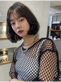 褒められる、韓国ボブ/タンバルモリ/タッセルカット/ミニボブ