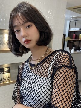 アリュウル 表参道(ALLURE) 褒められる、韓国ボブ/タンバルモリ/タッセルカット/ミニボブ