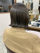 キュオンシア(CUEON. ciea)&nbsp;切りっぱなしボブ×オリーブグレージュ