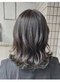【秋カラー/オリーブグレー/インナーカラー】20代30代40代50代