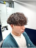 メンズ波巻きパーマ