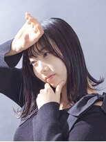 ヘアサロン ナノ(hair salon nano)&nbsp;ツヤのあるストレートに外ハネスタイル♪