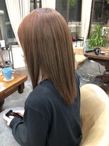 モワ 仙台(Mois)&nbsp;レイヤーロングフルバング髪質改善似合わせカットイメチェン仙台