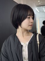 ロンドシエル 横浜(Lond ciel)&nbsp;丸み美人ショートボブ×グレーベージュ【横浜モード】