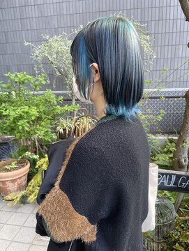 アリ 葛西店(ALi) インナーカラー×ウルフ｜葛西髪質改善｜葛西縮毛矯正｜葛西白髪